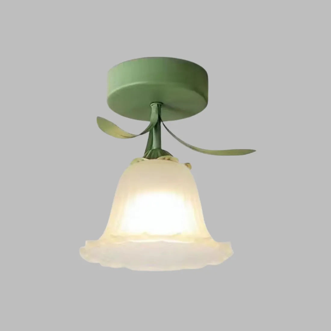 Modern Interior Flower Glass Ceiling Light Fixture | Lumivex