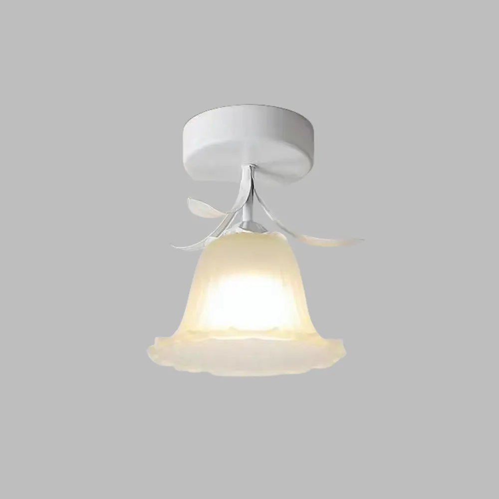 Modern Interior Flower Glass Ceiling Light Fixture | Lumivex