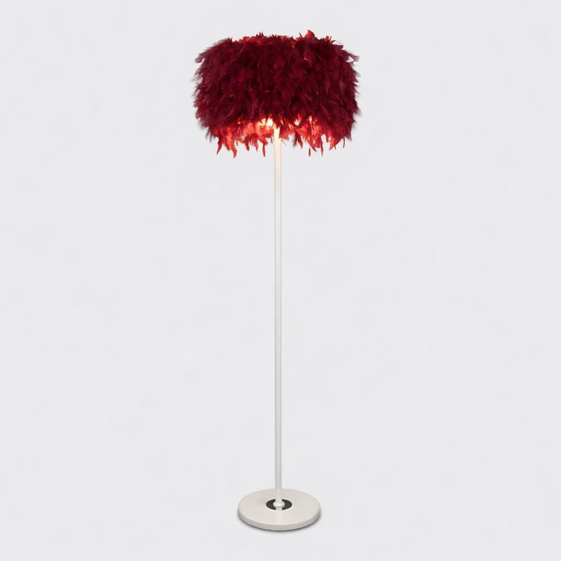 Modern Interior Lighting Floor Lamp With Fabric Shade | Merlina