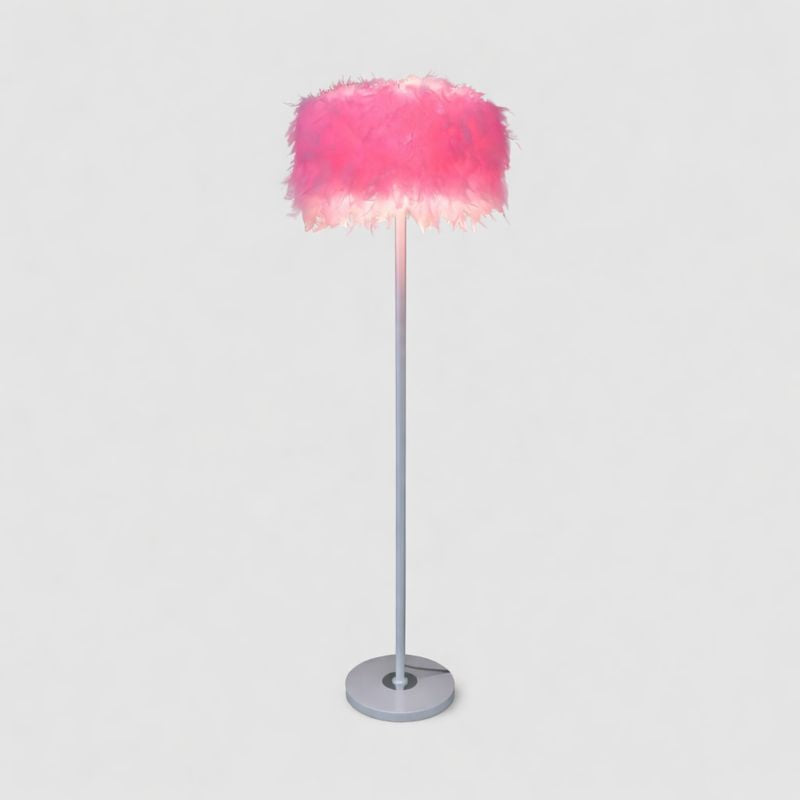 Modern Interior Lighting Floor Lamp With Fabric Shade | Merlina