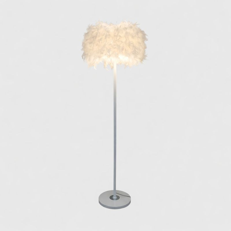 Modern Interior Lighting Floor Lamp With Fabric Shade | Merlina