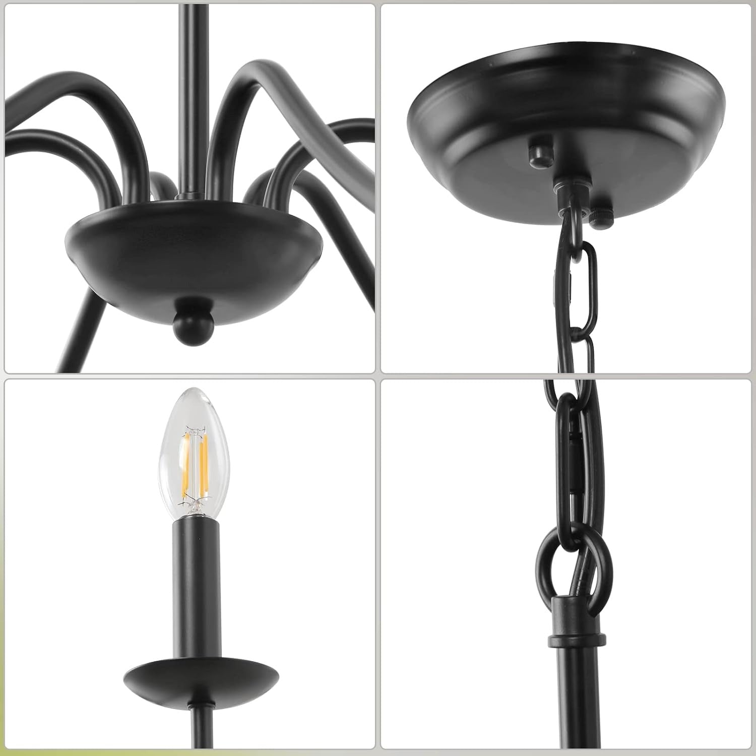 Modern Iron Chandelier with Adjustable Height | Irolume