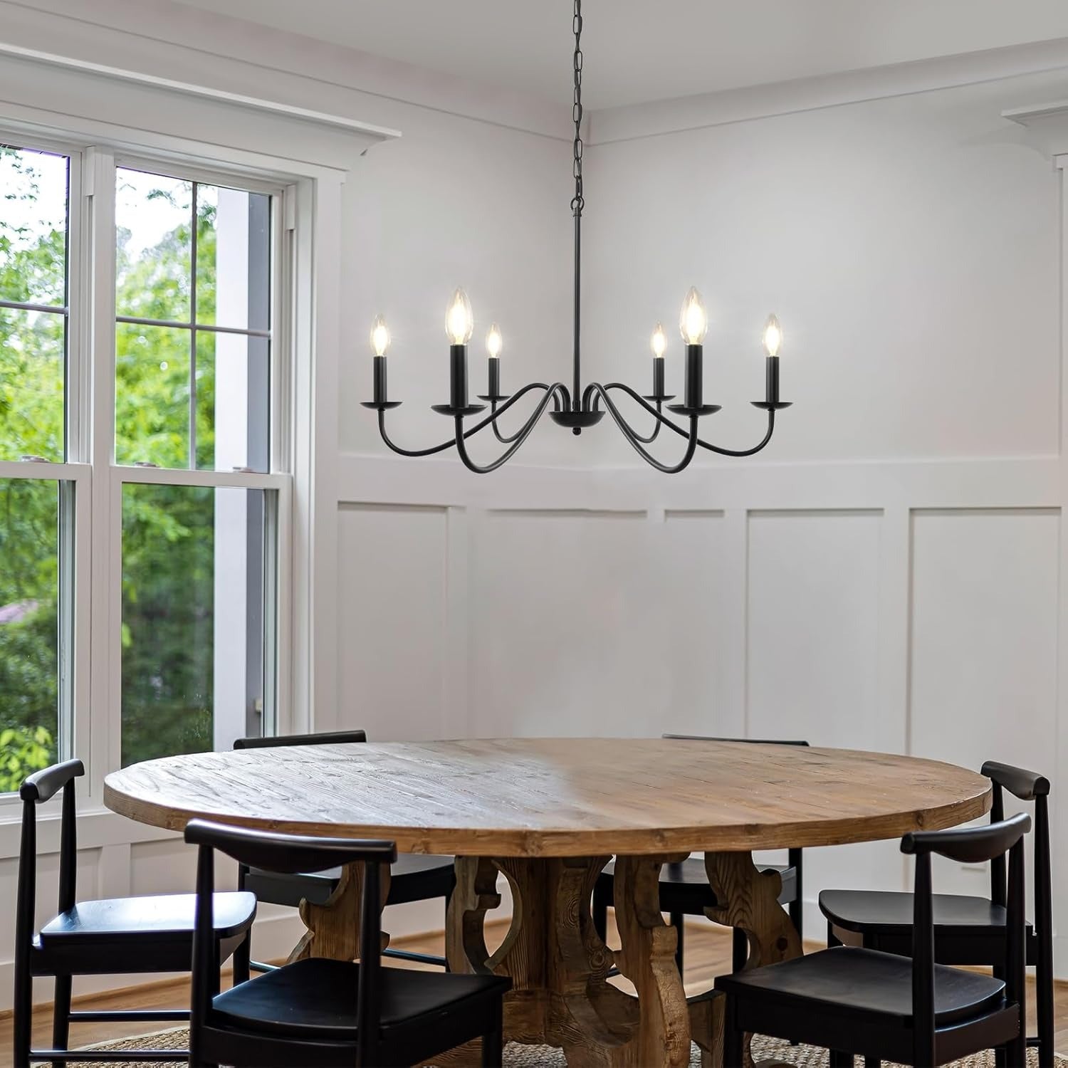 Modern Iron Chandelier with Adjustable Height | Irolume