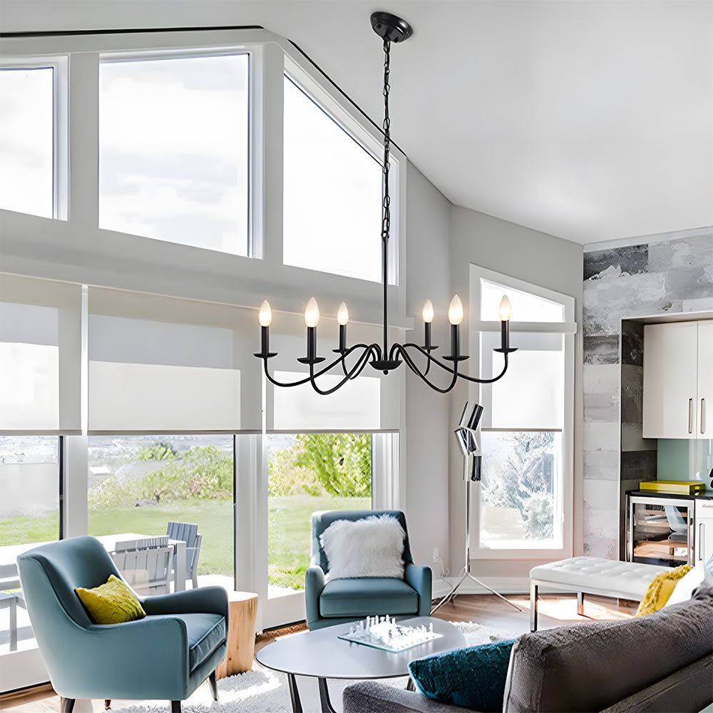 Modern Iron Chandelier with Adjustable Height | Irolume