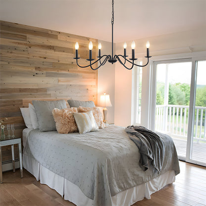 Modern Iron Chandelier with Adjustable Height | Irolume