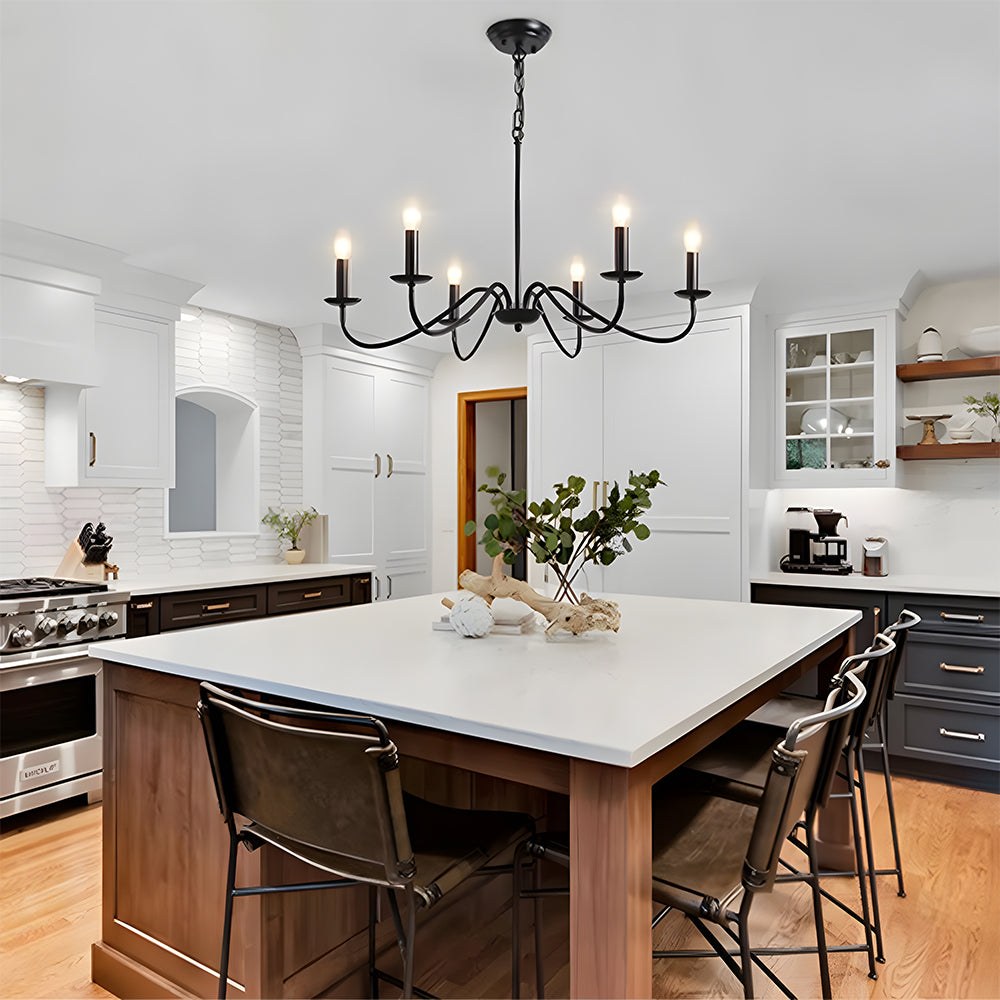 Modern Iron Chandelier with Adjustable Height | Irolume