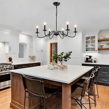 Modern Iron Chandelier with Adjustable Height | Irolume