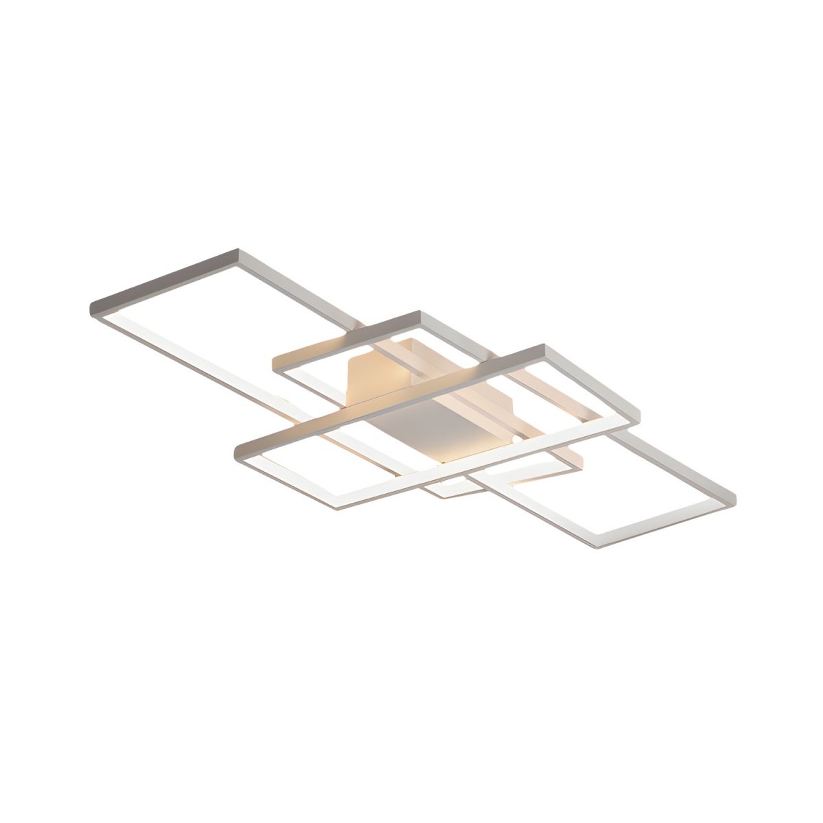 Modern LED Acrylic Ceiling Light Semi Flush Rectangular | Luravo