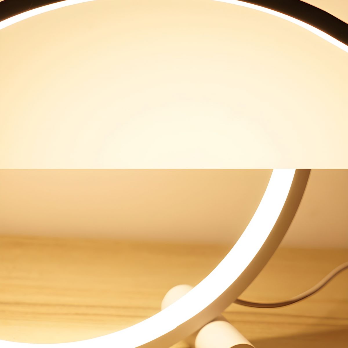 Modern LED Bedside Table Lamp with USB Power | Zorvixa