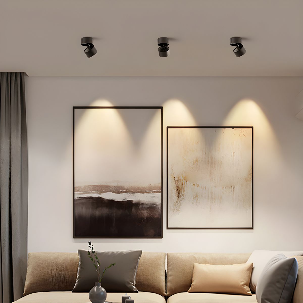 Modern LED Ceiling Flush Mount Light | Lumeon