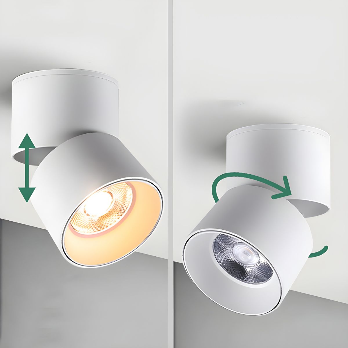 Modern LED Ceiling Flush Mount Light | Lumeon