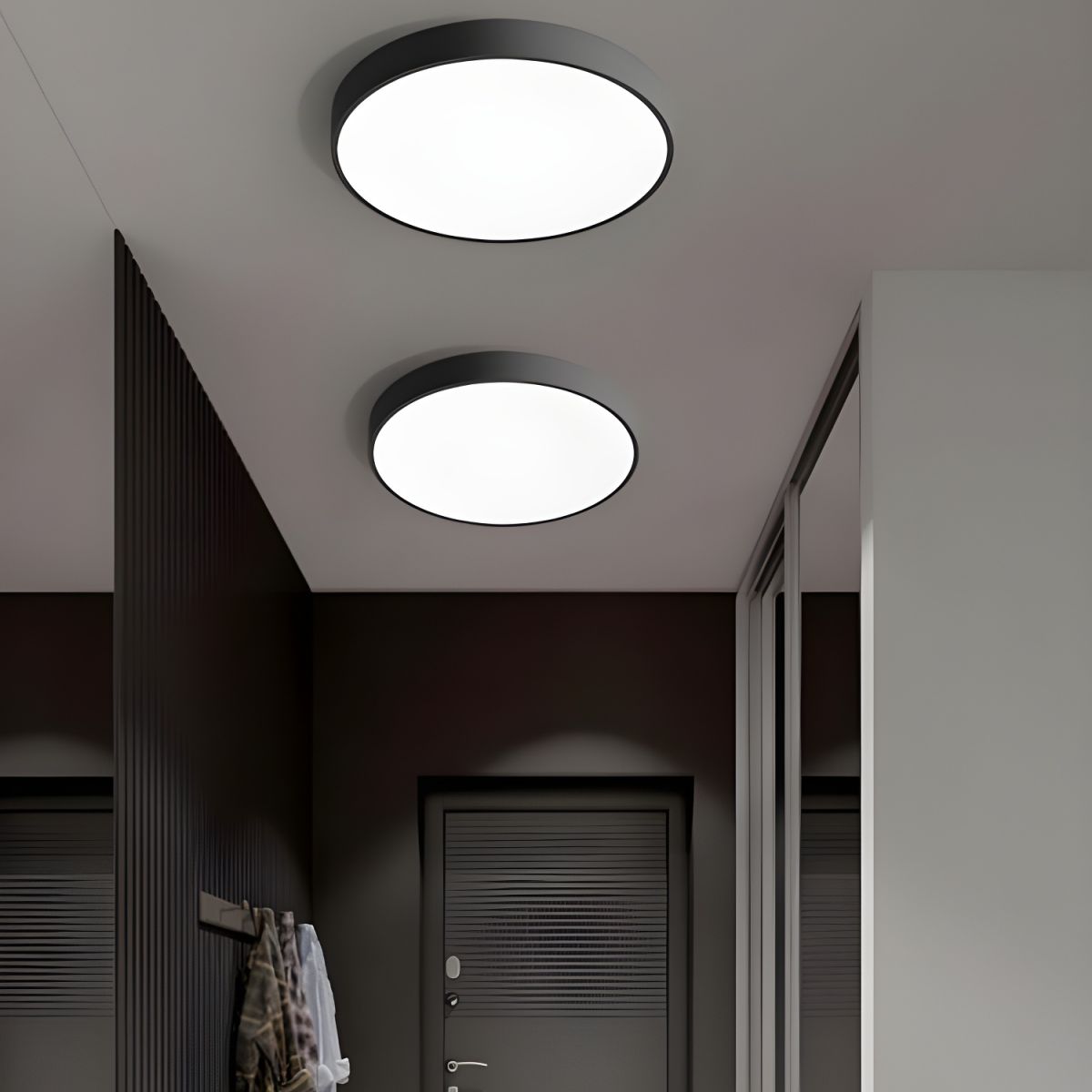 Modern LED Ceiling Light Scandinavian Round Fixture | Zivara