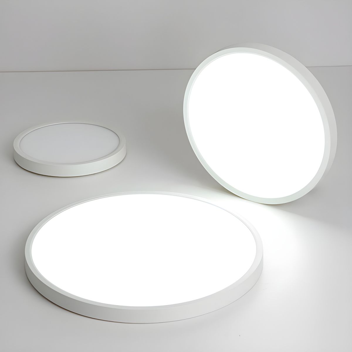 Modern LED Ceiling Light with Acrylic Shade Flush Mount | Nivara