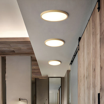 Modern LED Ceiling Light with Acrylic Shade Flush Mount | Nivara