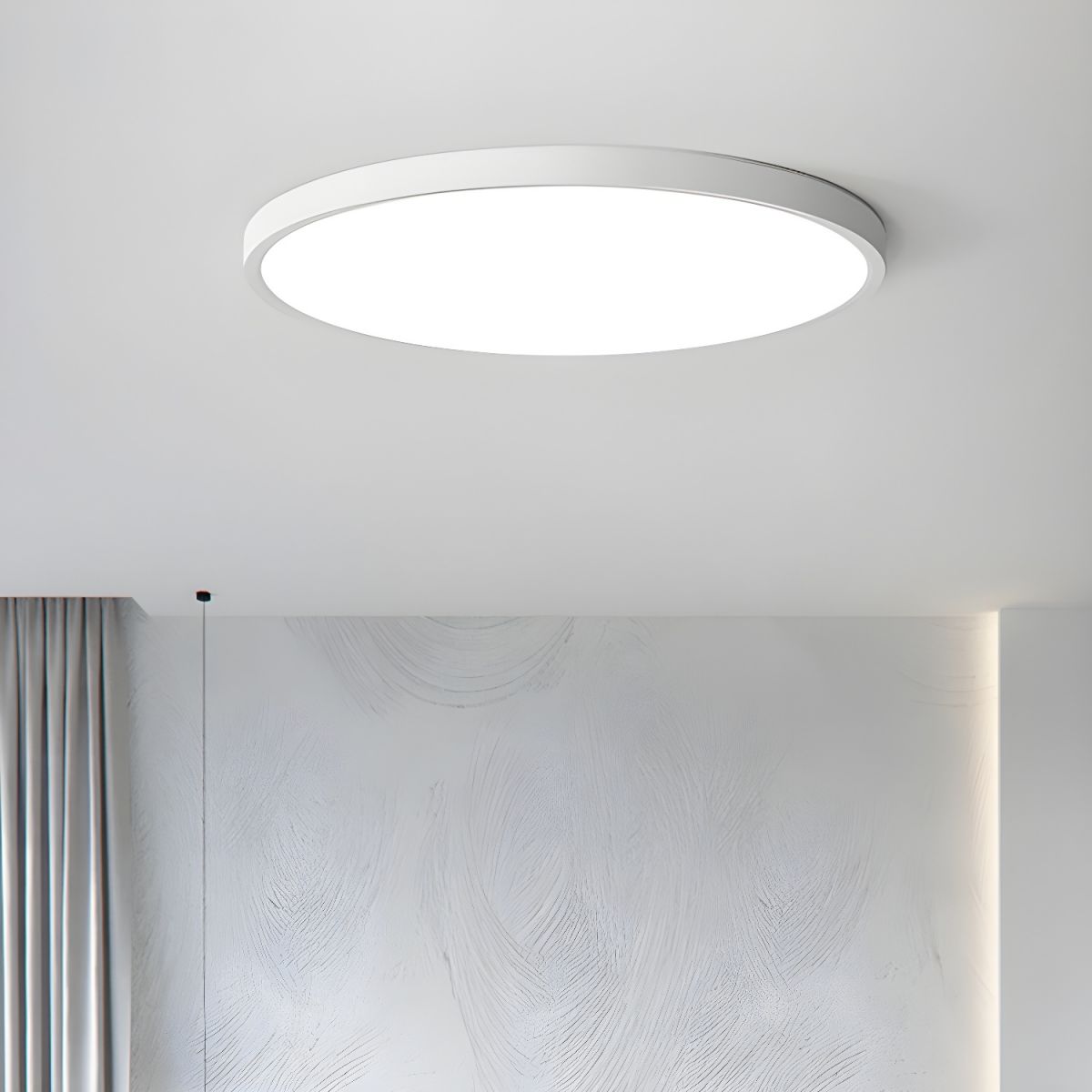 Modern LED Ceiling Light with Acrylic Shade Flush Mount | Nivara