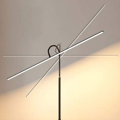Modern LED Floor Lamp With Slim Metal Tube Design | Elvoria
