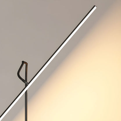 Modern LED Floor Lamp With Slim Metal Tube Design | Elvoria
