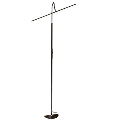 Modern LED Floor Lamp With Slim Metal Tube Design | Elvoria