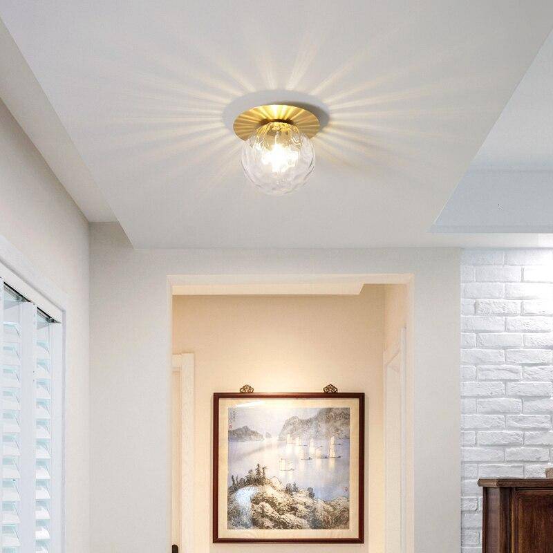 Modern LED Glass Globe Ceiling Lamp Design | Farvyn