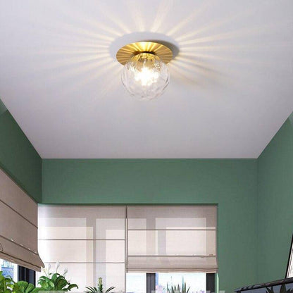 Modern LED Glass Globe Ceiling Lamp Design | Farvyn