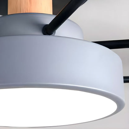 Modern LED Semi Flush Ceiling Light for Living Room | Lunaroa