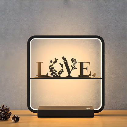 Modern LED Table Lamp with Wireless Charger USB Port | Zorlune