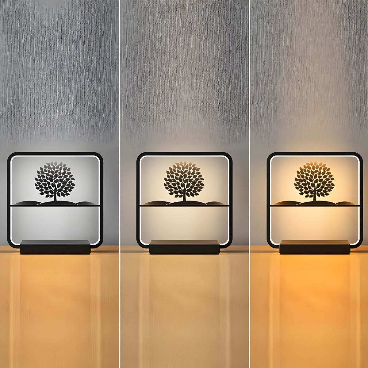 Modern LED Table Lamp with Wireless Charger USB Port | Zorlune