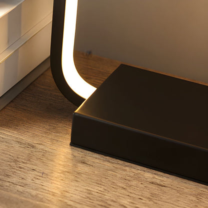 Modern LED Table Lamp with Wireless Charger USB Port | Zorlune