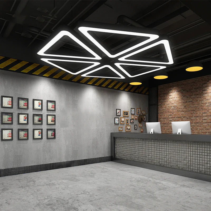Modern Linear LED Ceiling Light Metal Indoor Fixture | Zanoriq