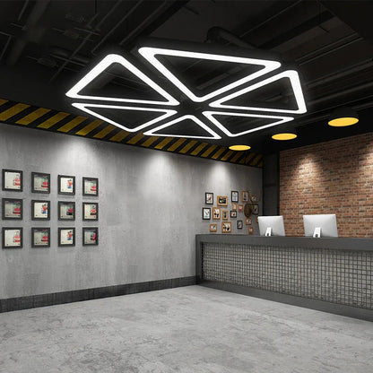 Modern Linear LED Ceiling Light Metal Indoor Fixture | Zanoriq