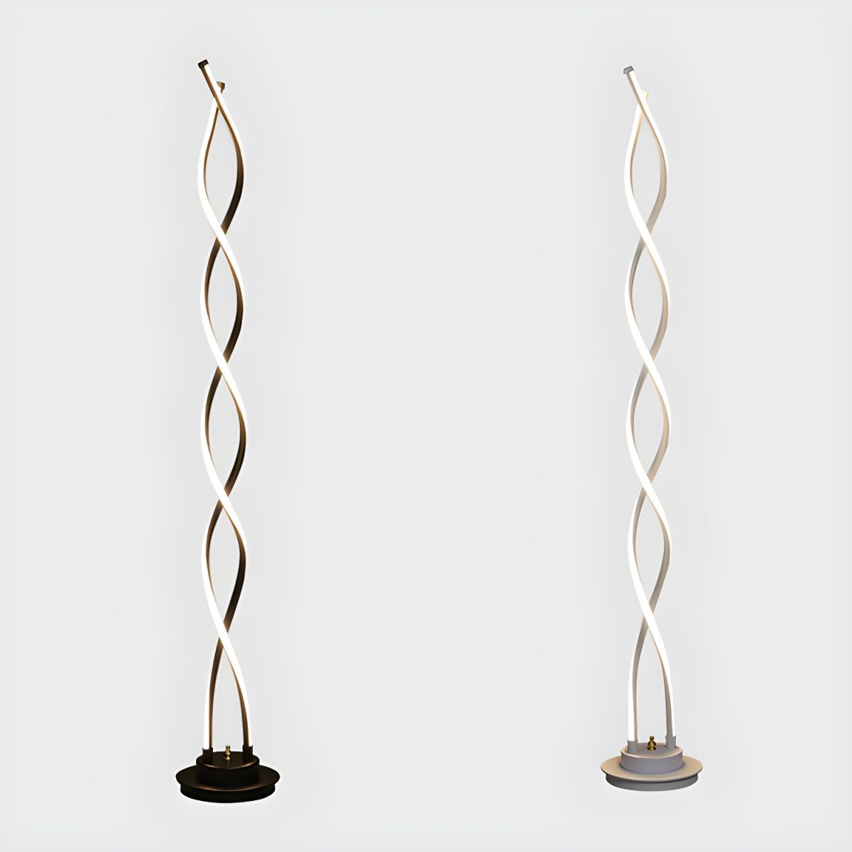 Modern Linear Metal Floor Lamp for Living Spaces | Lamven