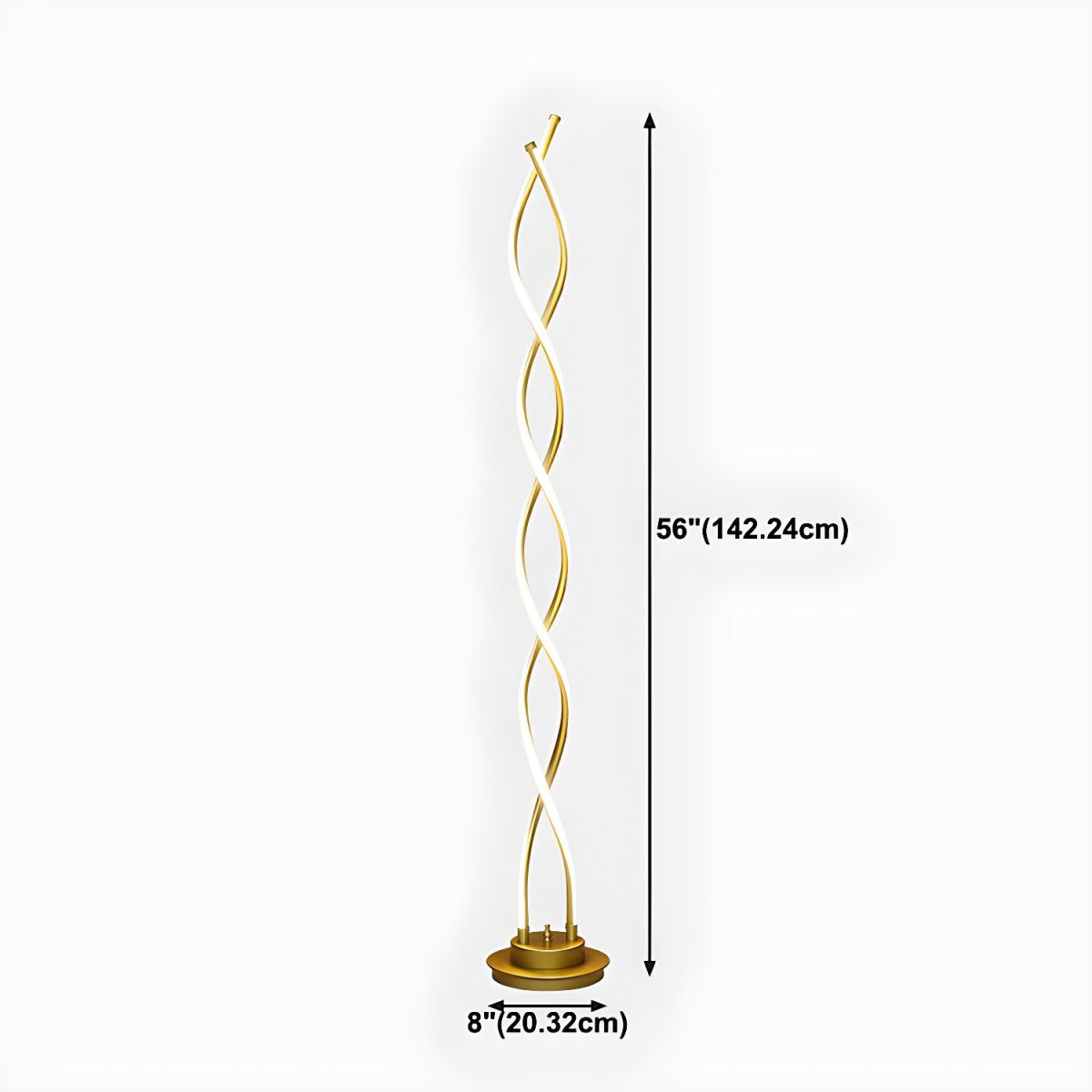 Modern Linear Metal Floor Lamp for Living Spaces | Lamven