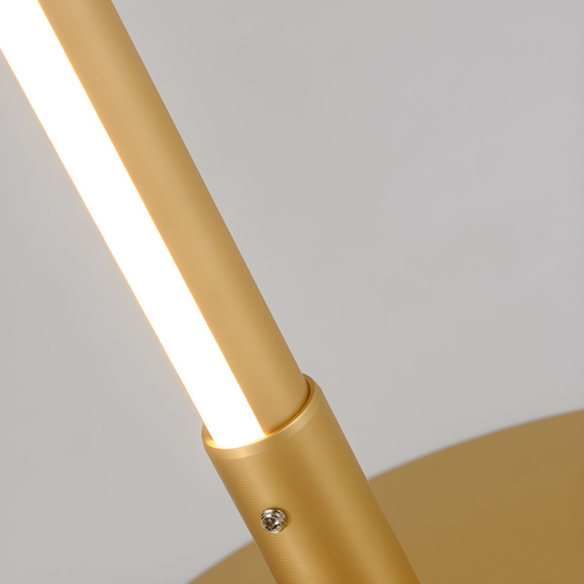 Modern Linear Metal Floor Lamp with Acrylic Shade | Luxora