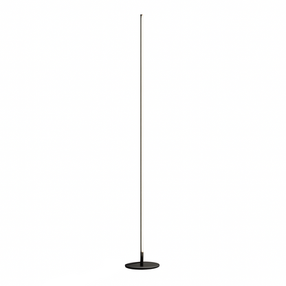 Modern Linear Metal Floor Lamp with Acrylic Shade | Luxora