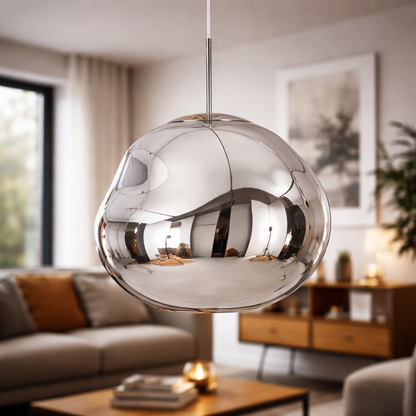 Modern Melt Pendant Light With Acrylic Lava Effect | Vorelia
