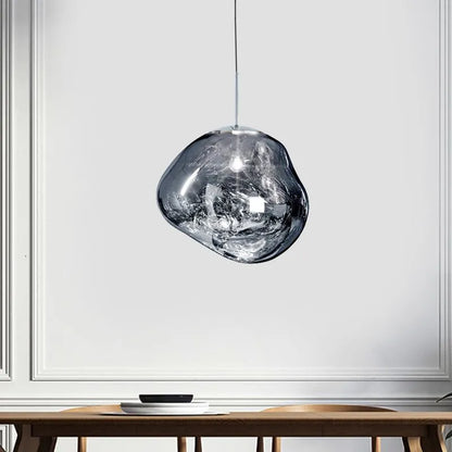 Modern Melt Pendant Light With Acrylic Lava Effect | Vorelia
