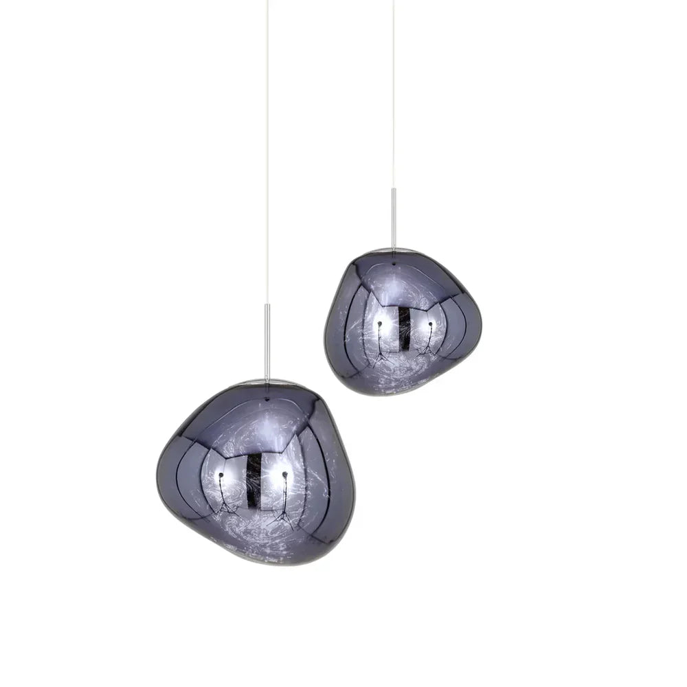 Modern Melt Pendant Light With Acrylic Lava Effect | Vorelia