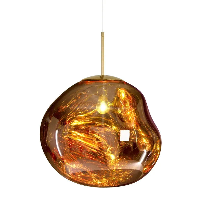 Modern Melt Pendant Light With Acrylic Lava Effect | Vorelia