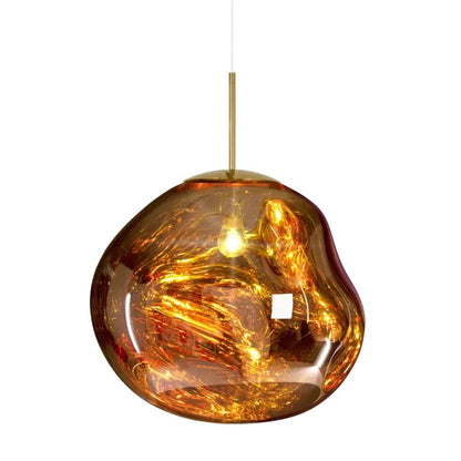 Modern Melt Pendant Light With Acrylic Lava Effect | Vorelia