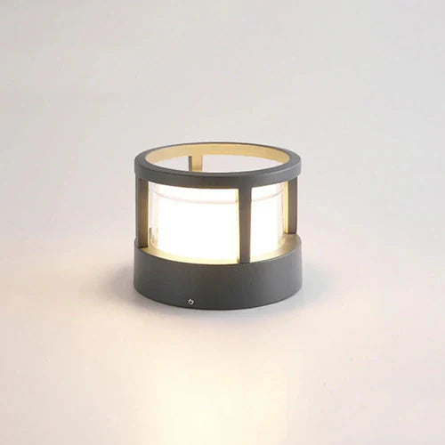 Modern Metal Acrylic Outdoor Garden Bollard Light | Ivera