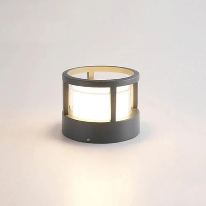 Modern Metal Acrylic Outdoor Garden Bollard Light | Ivera