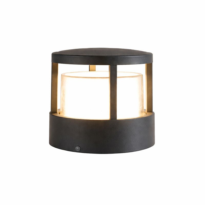 Modern Metal Acrylic Outdoor Garden Bollard Light | Ivera