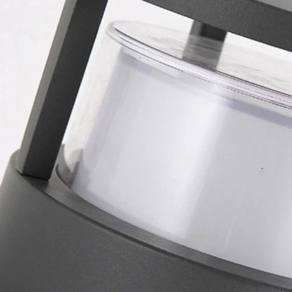 Modern Metal Acrylic Outdoor Garden Bollard Light | Ivera