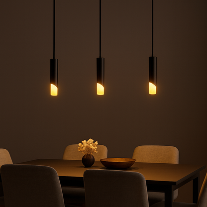  Modern Metal Cylinder Pendant Light LED Compatible | Ardorin