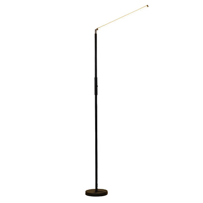Modern Metal Floor Lamp With Clean Linear LED Form | Norveth