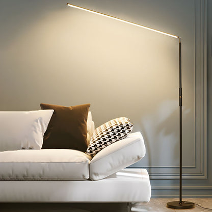 Modern Metal Floor Lamp With Clean Linear LED Form | Norveth