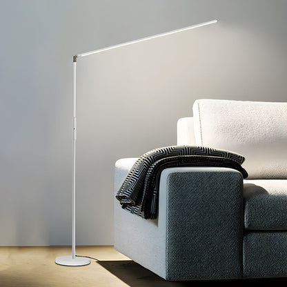 Modern Metal Floor Lamp With Clean Linear LED Form | Norveth