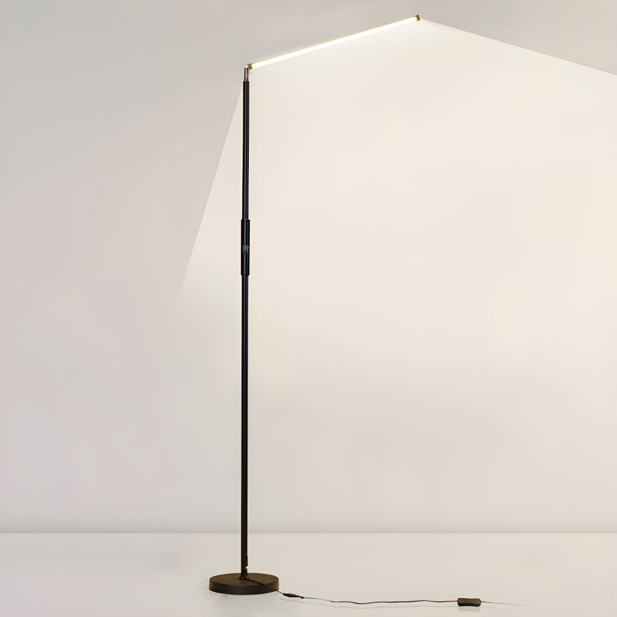 Modern Metal Floor Lamp With Clean Linear LED Form | Norveth