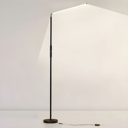 Modern Metal Floor Lamp With Clean Linear LED Form | Norveth
