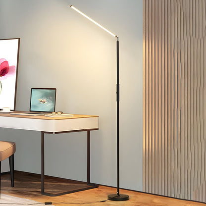Modern Metal Floor Lamp With Clean Linear LED Form | Norveth